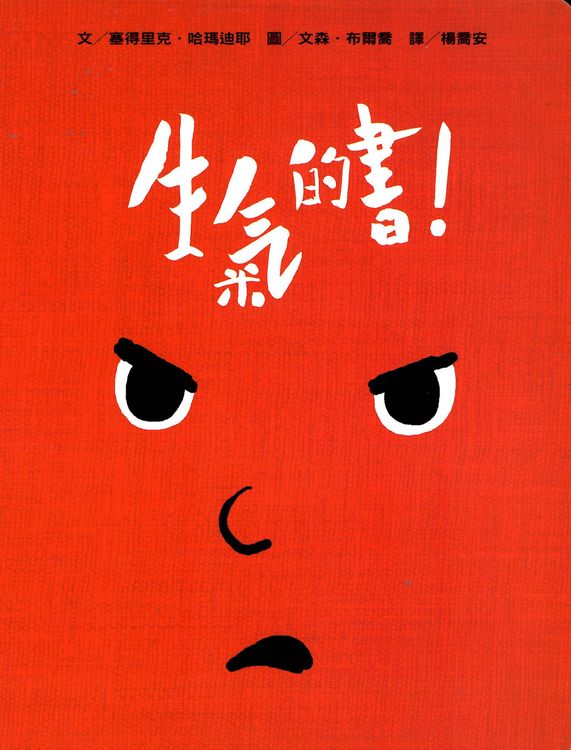 孩子的情緒互動書-生氣的書的封面圖片